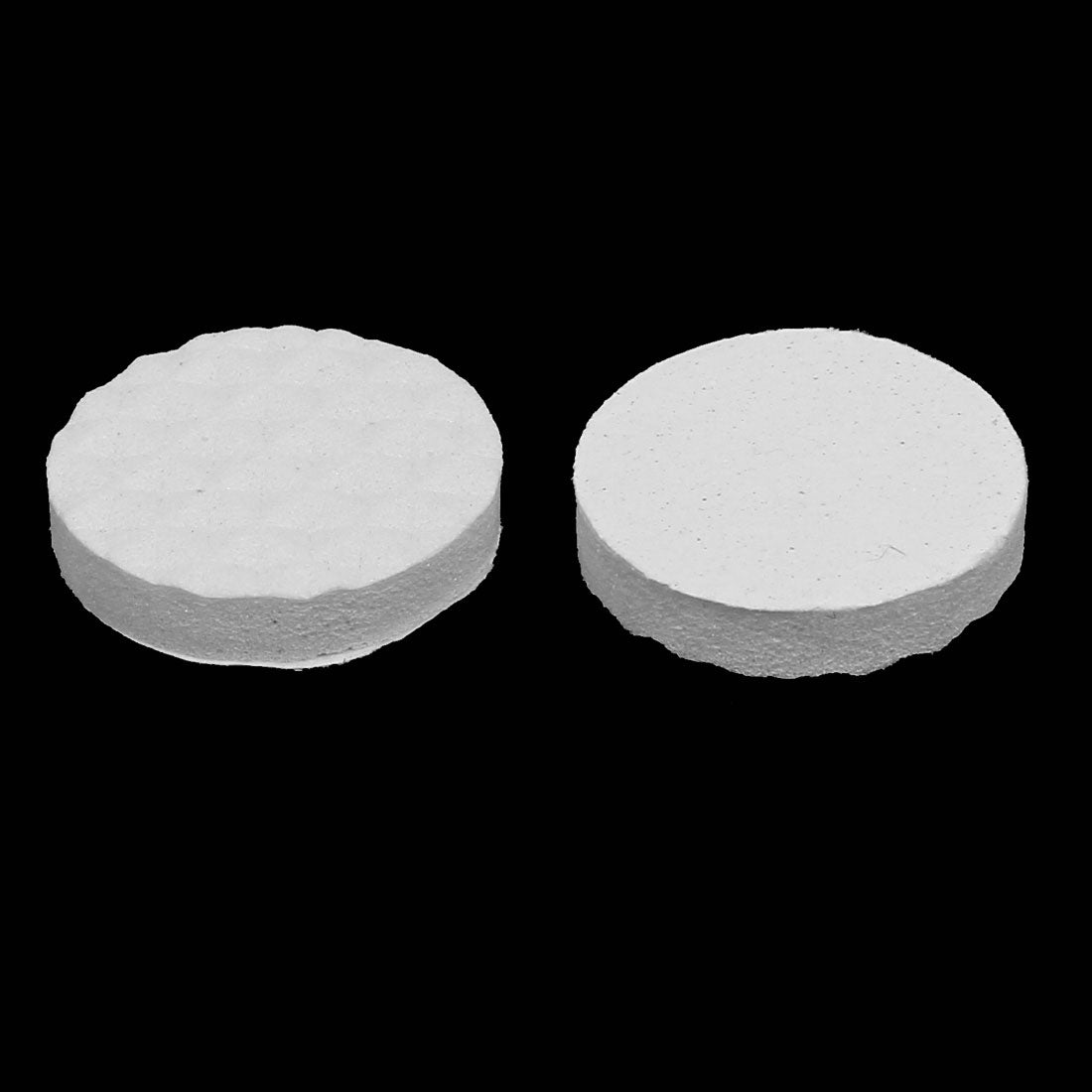 Harfington 18mm Dia Rubber Self Adhesive Anti-Skid Furniture Protection Pads White 24pcs