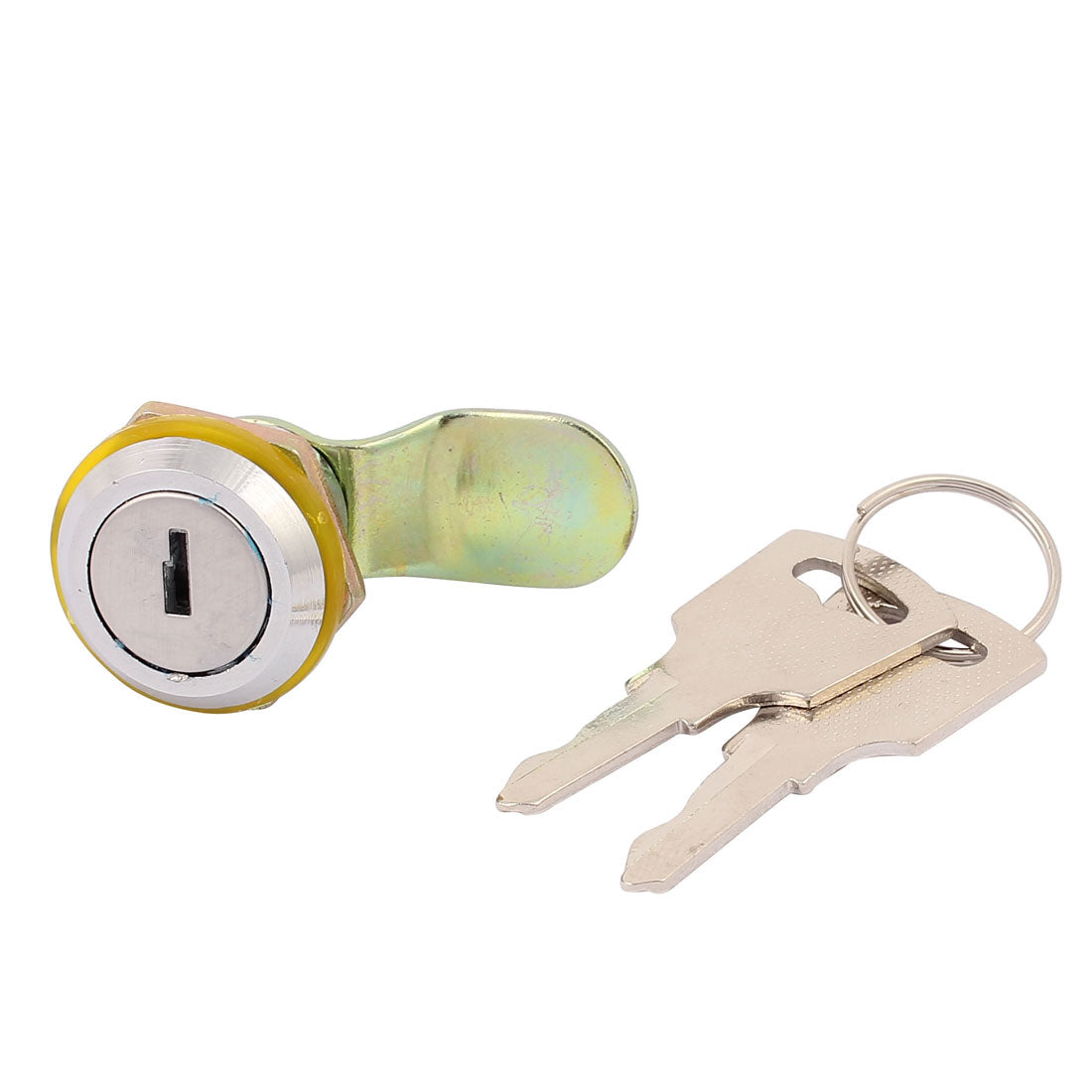 Harfington 17.5mm Thread Dia Closet Drawer Toolbox Tubular Security Cam Lock  w 2 Keys