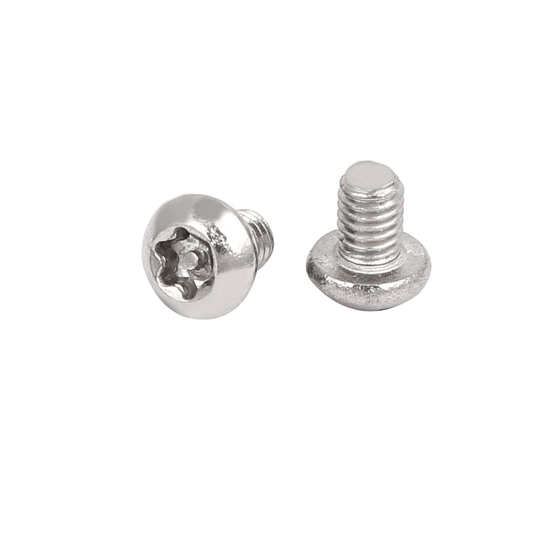 Harfington M3x4mm 304 Stainless Steel Button Head Torx Security Machine Screws 100pcs