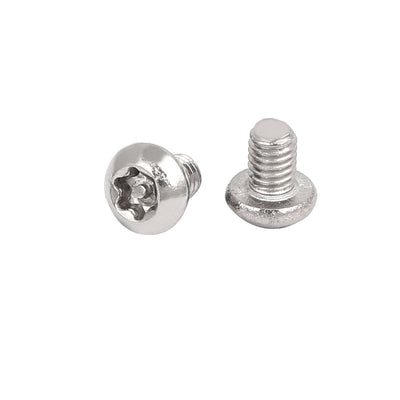 Harfington M3x4mm 304 Stainless Steel Button Head Torx Security Machine Screws 100pcs