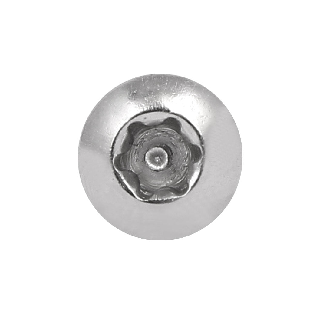 Harfington M3x4mm 304 Stainless Steel Button Head Torx Security Machine Screws 100pcs