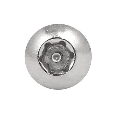 Harfington M3x5mm 304 Stainless Steel Button Head Torx Security Machine Screws 20pcs