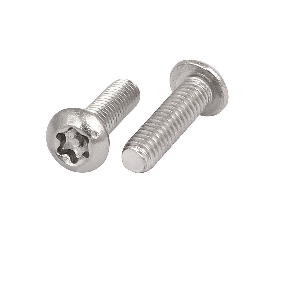Harfington M4x14mm 304 Stainless Steel Button Head Torx Tamper Resistant Screws 30pcs