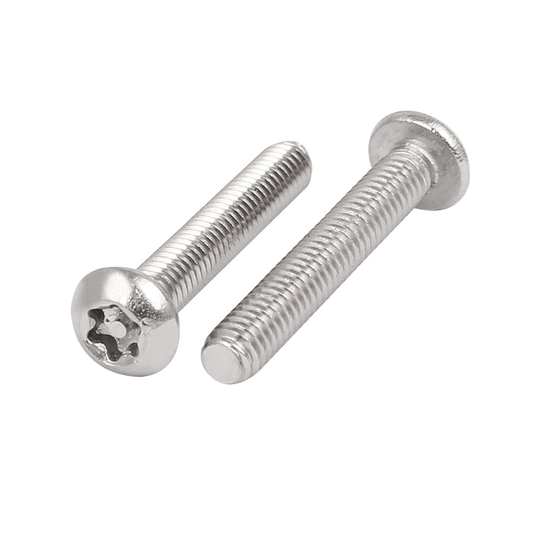 Harfington M4x25mm 304 Stainless Steel Button Head Torx Tamper Resistant Screws 50pcs