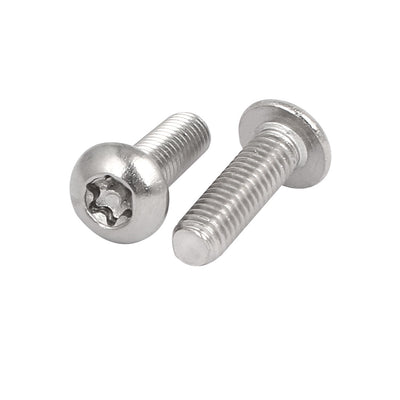 Harfington M5x16mm 304 Stainless Steel Button Head Torx Security Tamper Proof Screws 20pcs
