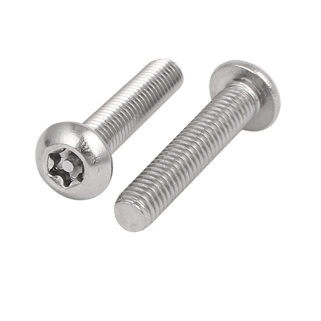 Harfington M5x25mm 304 Stainless Steel Button Head Torx Security Tamper Proof Screws 10pcs