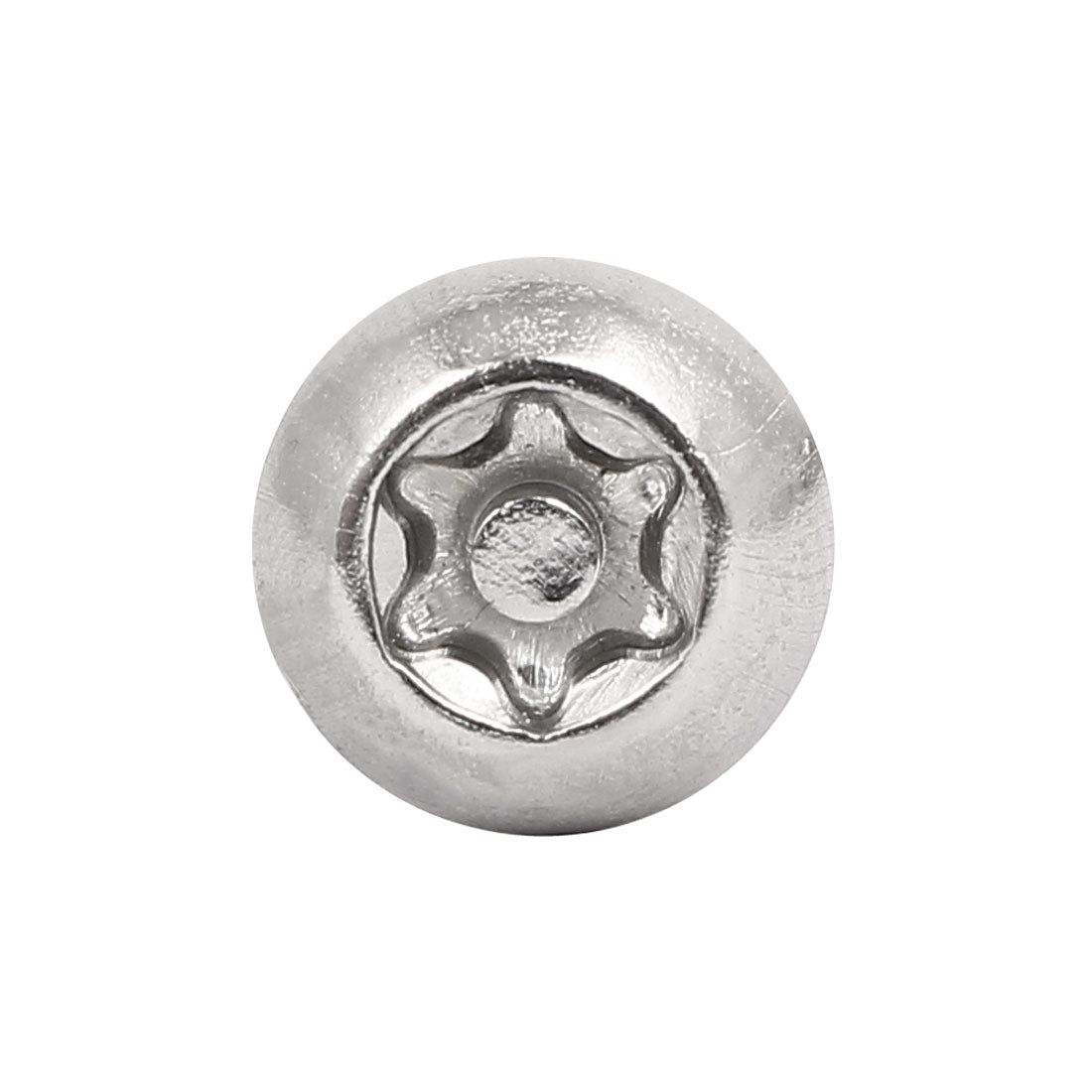 Harfington M6x10mm 304 Stainless Steel Button Head Torx Security Tamper Proof Screws 10pcs