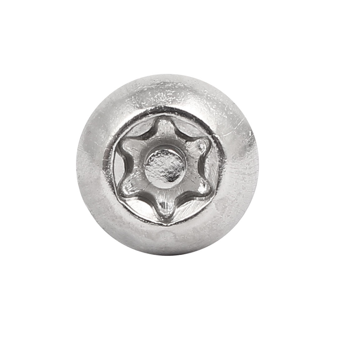 Harfington M6x20mm 304 Stainless Steel Button Head Torx Six-Lobe Security Tamper Proof Screws 10pcs