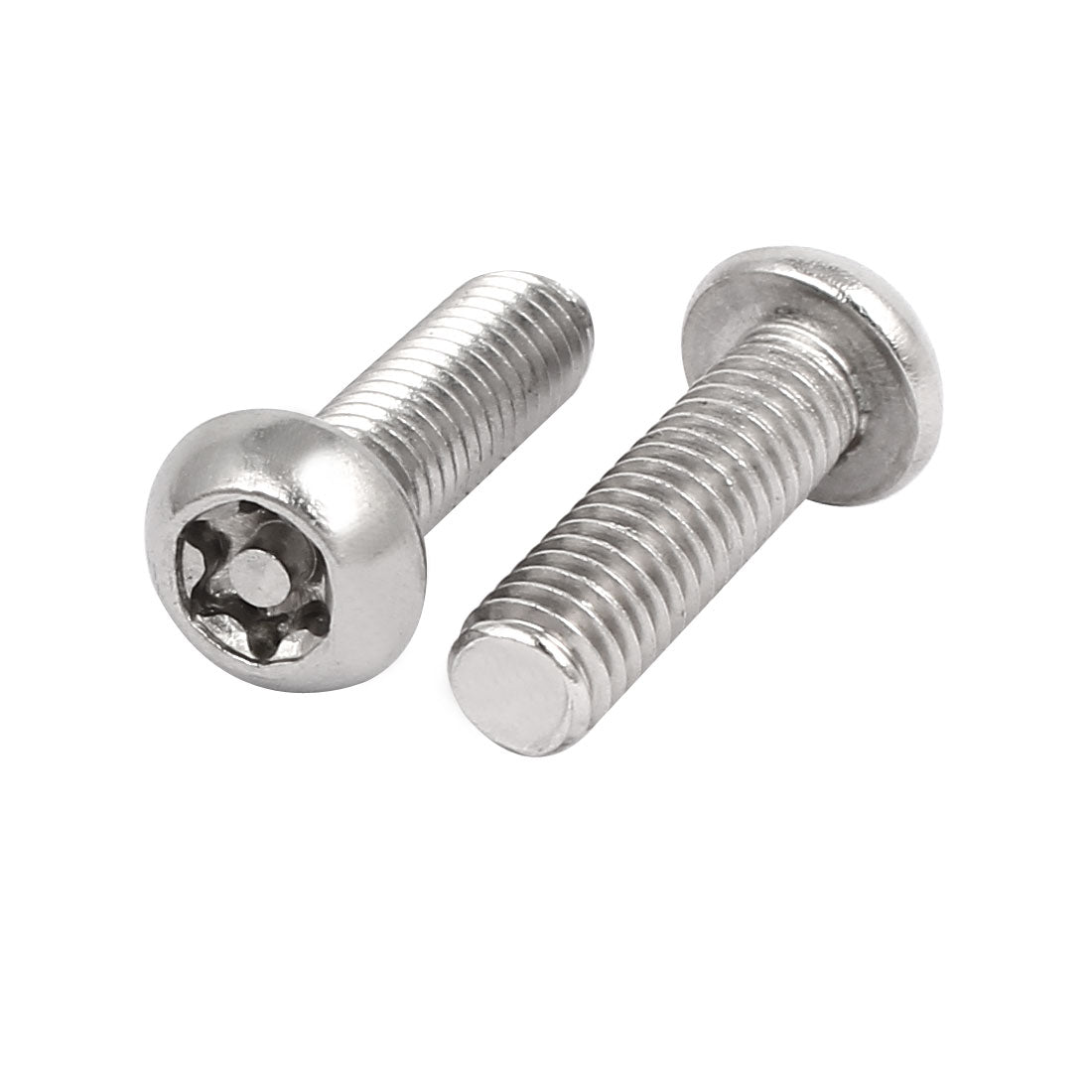 Harfington M6x20mm 304 Stainless Steel Button Head Torx Six-Lobe Security Tamper Proof Screws 10pcs