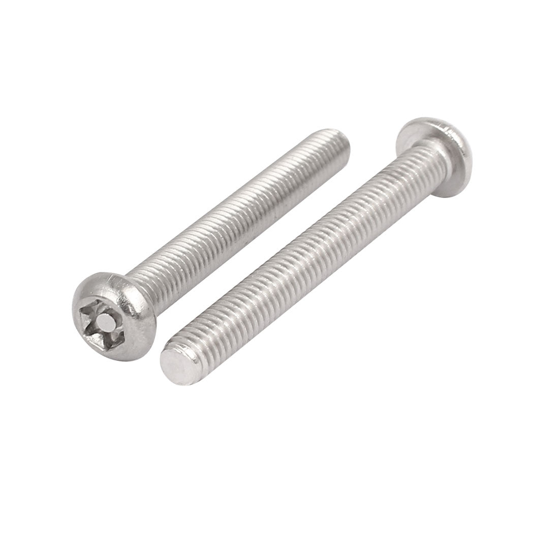 Harfington M6x50mm 304 Stainless Steel Button Head Torx Security Tamper Proof Screws 10pcs