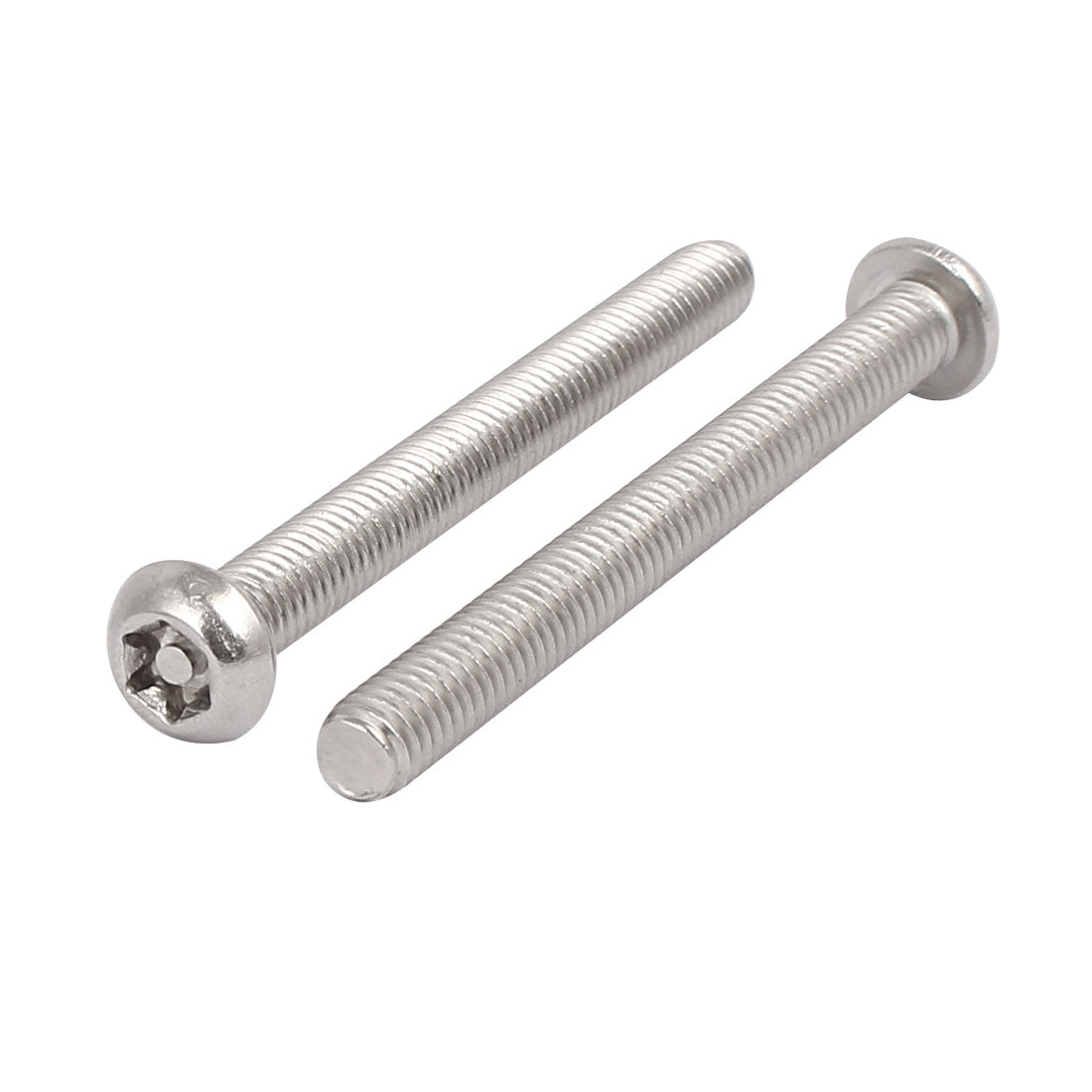 Harfington M6x60mm 304 Stainless Steel Button Head Torx Security Tamper Proof Screws 5pcs