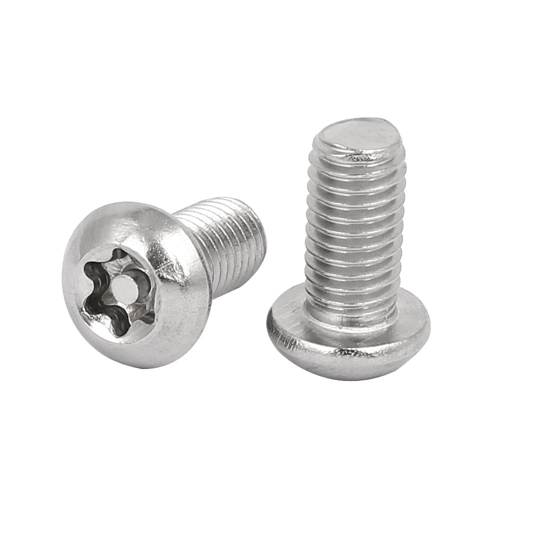 Harfington M8x16mm 304 Stainless Steel Button Head Torx Security Machine Screws 10pcs