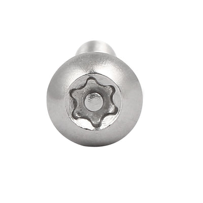 Harfington M8x60mm 304 Stainless Steel Button Head Torx Security Machine Screws 4pcs