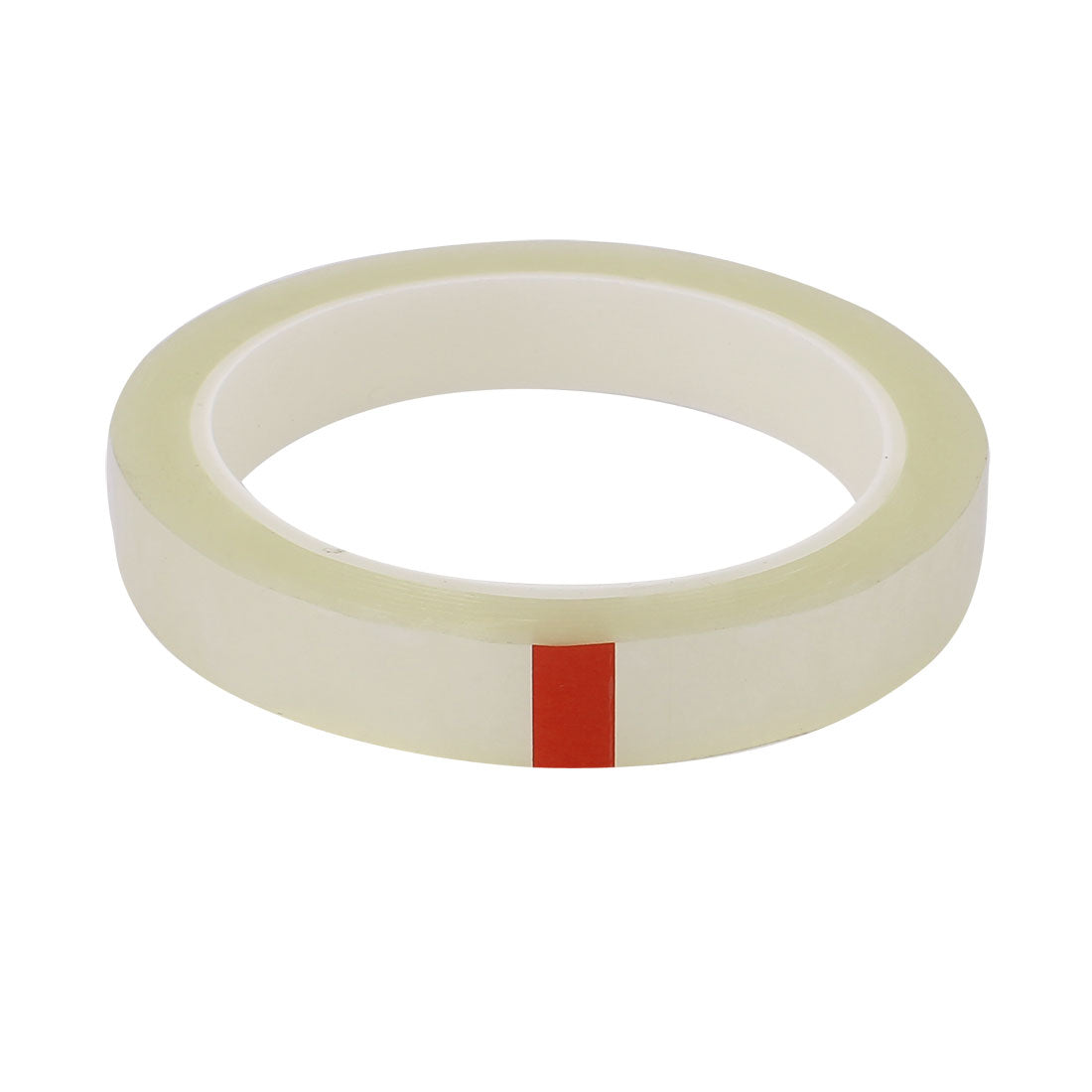 Harfington 15mm Single Sided Strong Self Adhesive Mylar Tape 50M Length Clear