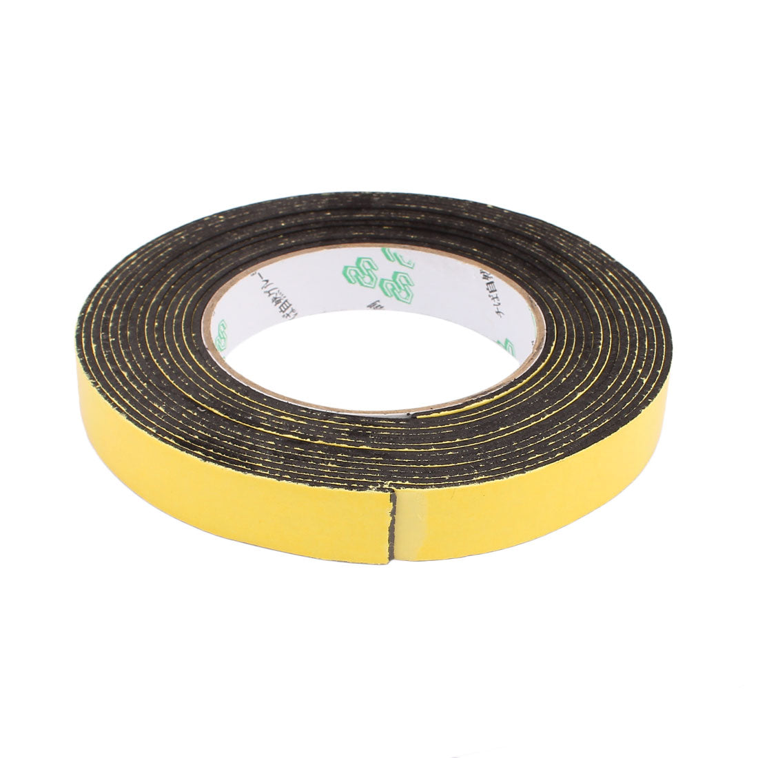 Harfington 18mm Width Single Side Self Adhesive Shockproof Sponge Foam Tape 5 Meters Length