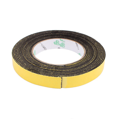Harfington 18mm Width Single Side Self Adhesive Shockproof Sponge Foam Tape 5 Meters Length