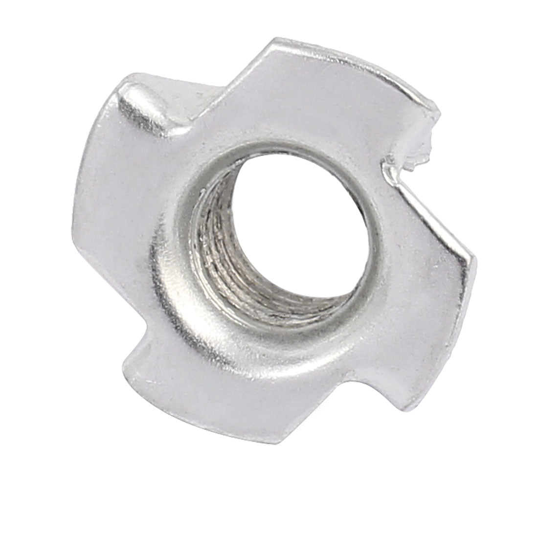 Harfington M10 x 10.5mm Four Pronged Tee Nuts Captive Blind Inserts 30pcs for Wood Furniture