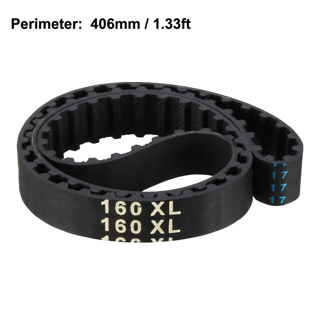 Harfington 160XL Rubber Timing Belt Synchronous Closed Loop Timing Belt Pulleys 10mm Width