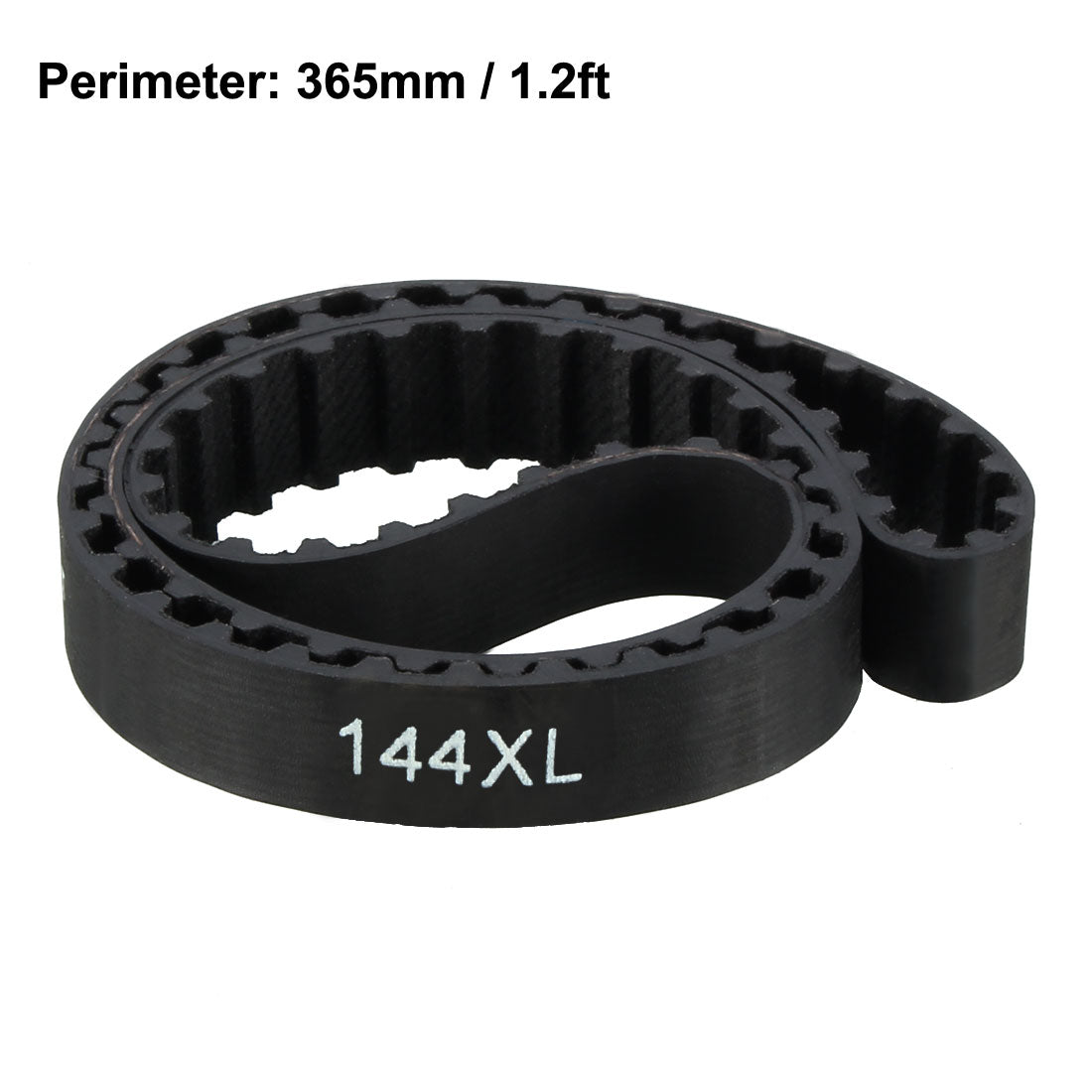 Harfington 144XL Rubber Timing Belt Synchronous Closed Loop Timing Belt Pulleys 10mm Width