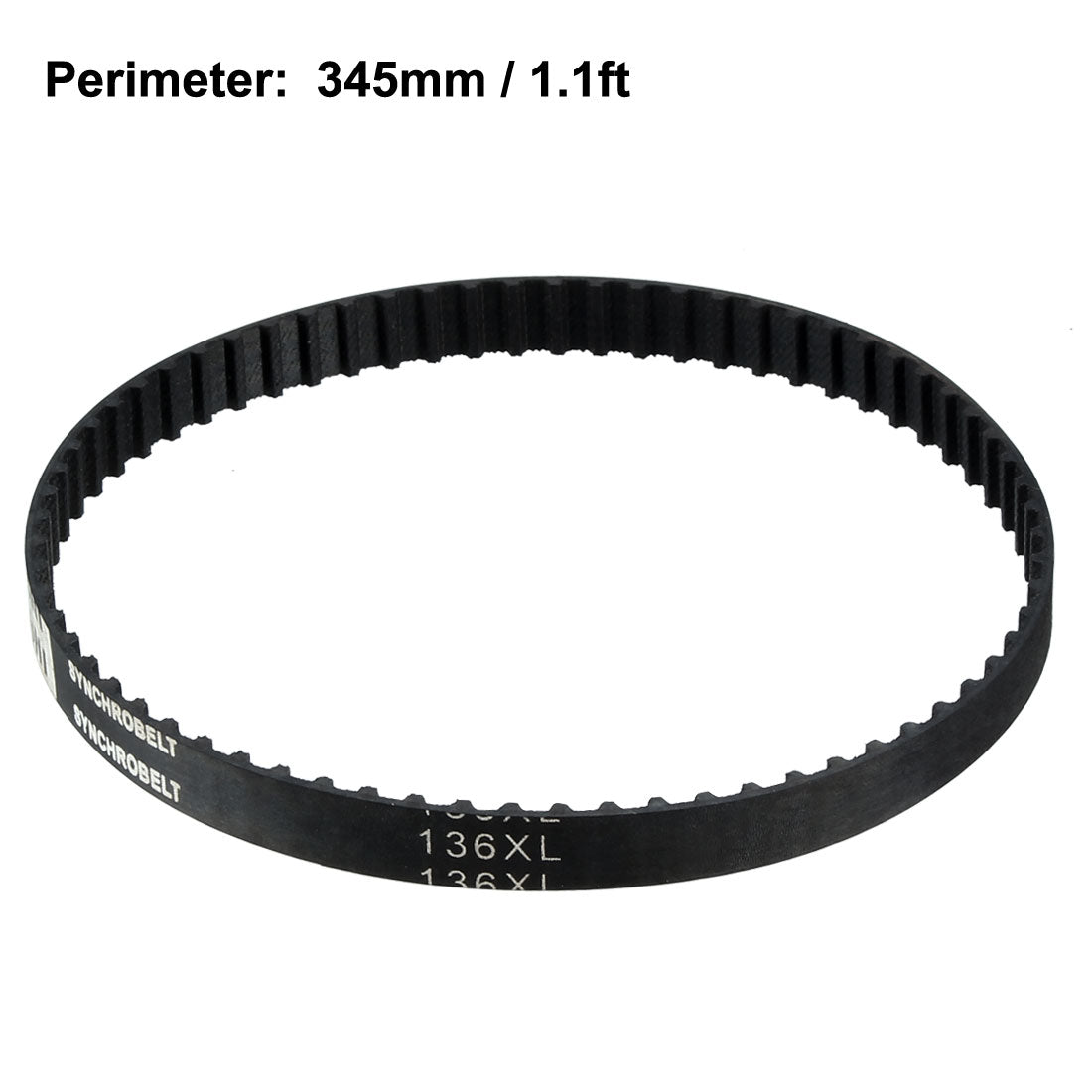 Harfington 136XL Rubber Timing Belt Synchronous Closed Loop Timing Belt Pulleys 10mm Width