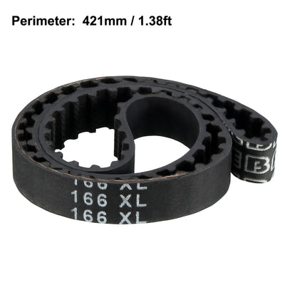 Harfington 166XL Rubber Timing Belt Synchronous Closed Loop Timing Belt Pulleys 10mm Width