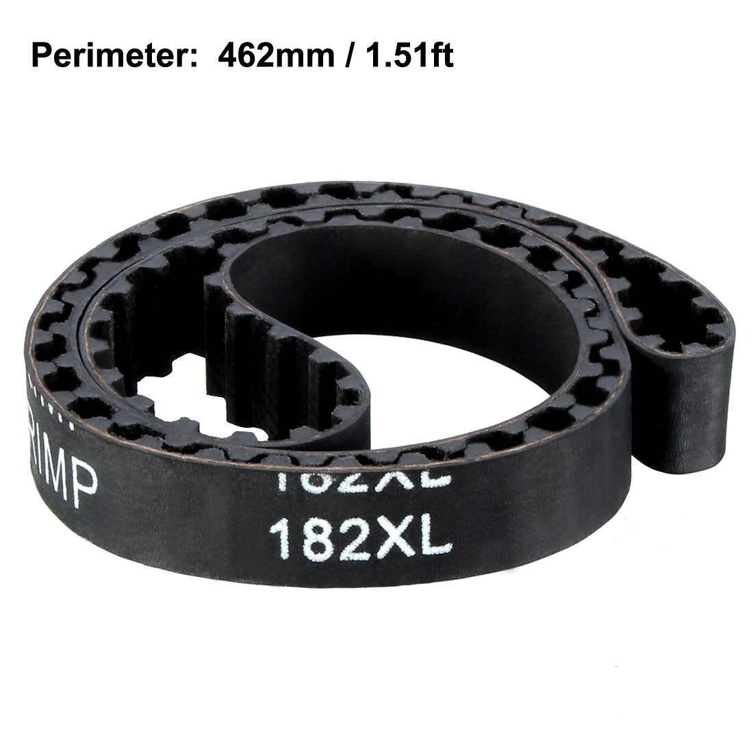 Harfington 182XL Rubber Timing Belt Synchronous Closed Loop Timing Belt Pulleys 10mm Width