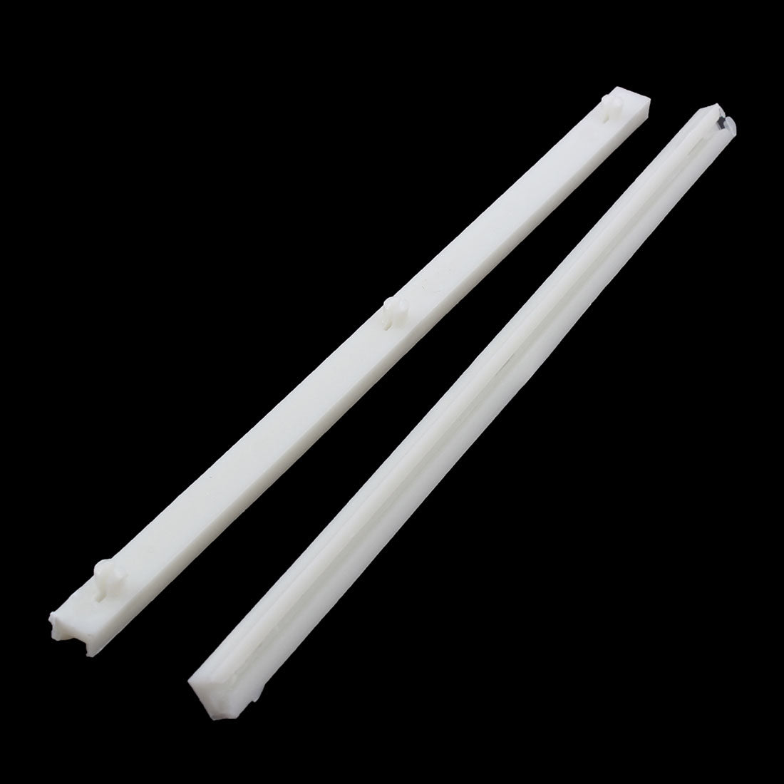 Harfington 190mm Length Horizontal Mount PCB Print Circuit Board Card Guide Rail Slot Bar Rod 5 PCS