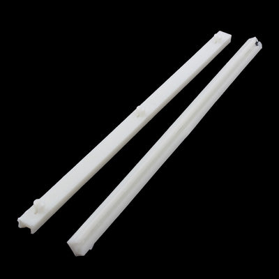 Harfington 190mm Length Horizontal Mount PCB Print Circuit Board Card Guide Rail Slot Bar Rod 5 PCS