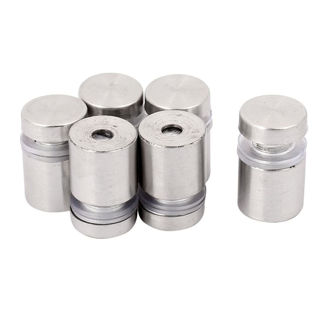 Harfington 16mmx24mm Stainless Steel Advertise Glass Standoff Pin Fixing Mount Bolt 6pcs