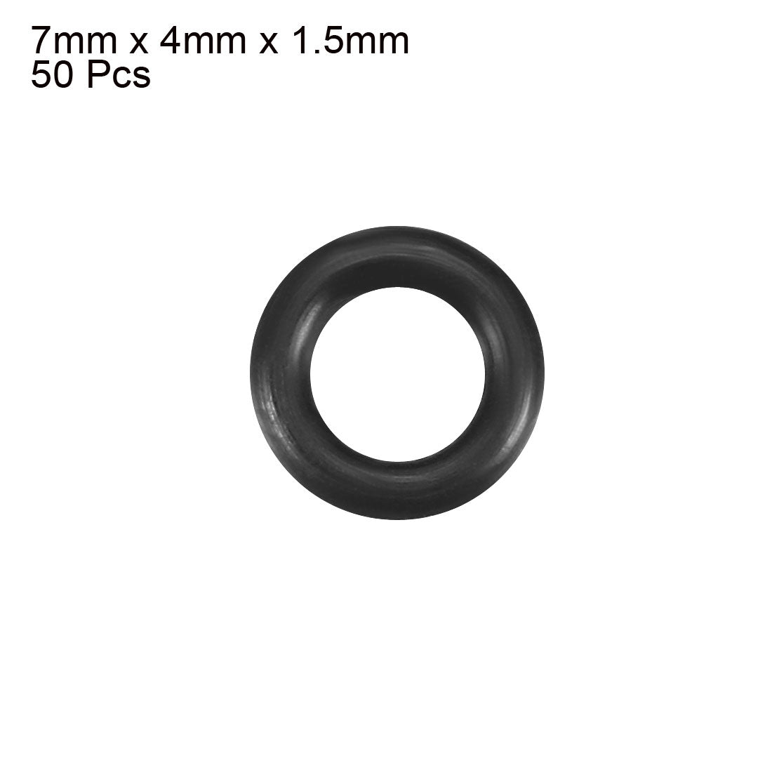 Harfington Nitrile Rubber O-Rings, Metric Nitrile Rubber Sealing Gasket, Pack of 50