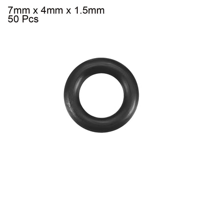 Harfington Nitrile Rubber O-Rings, Metric Nitrile Rubber Sealing Gasket, Pack of 50