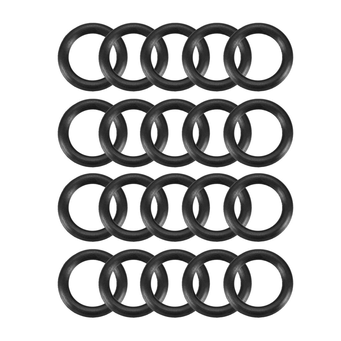 Harfington Nitrile Rubber O-Rings, Metric Nitrile Rubber Sealing Gasket, Pack of 20