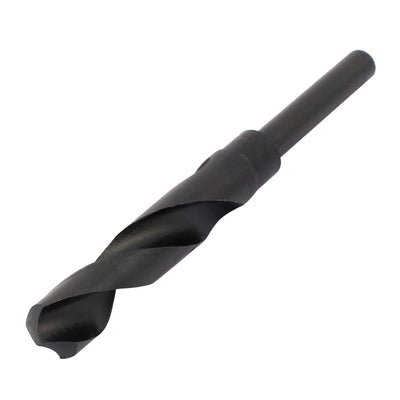 Harfington 16mm Cutting Diameter 1/2" Dia Straight Shank HSS Twist Drill Bit Black