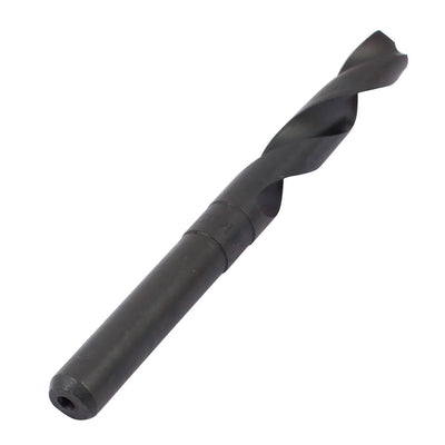 Harfington 14mm Cutting Diameter 1/2" Dia Straight Shank HSS Twist Drill Bit Black