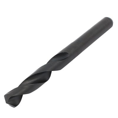 Harfington 14mm Cutting Diameter 1/2" Dia Straight Shank HSS Twist Drill Bit Black