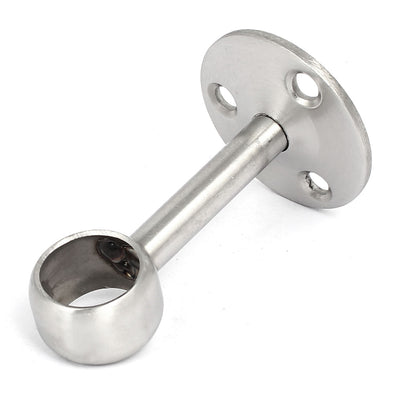 Harfington 16mm Dia Stainless Steel Clothes Pipe Rod Lever Wardrobe Rail Support Bracket