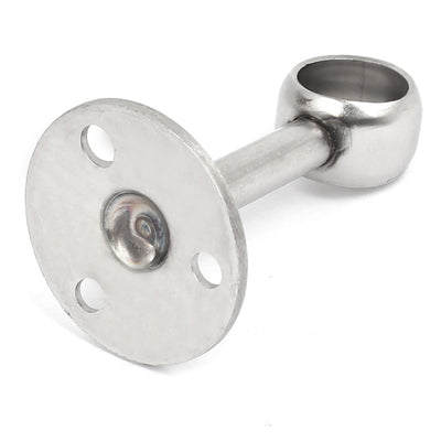 Harfington 16mm Dia Stainless Steel Clothes Pipe Rod Lever Wardrobe Rail Support Bracket