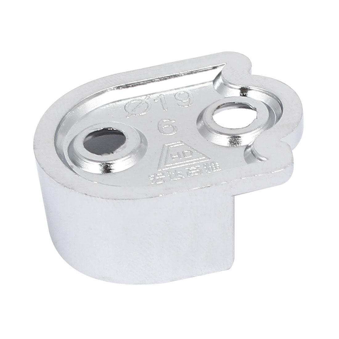 Harfington 19 mm Durchmesser, Zinklegierung, Wandmontage, Rohr, Schrankschiene, Halterung, 2 Stück