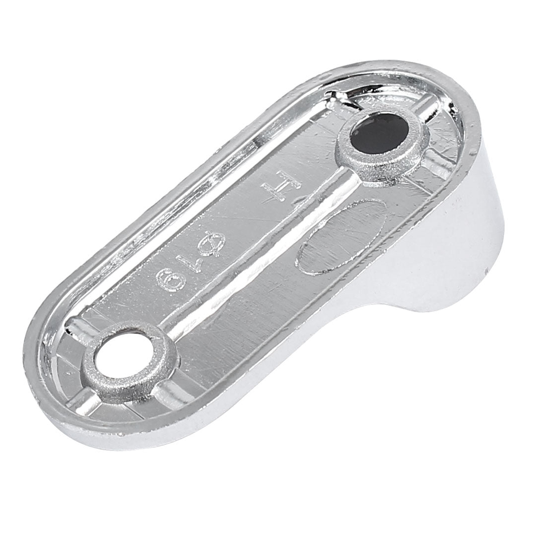 Harfington 19mm Diameter Zinc Alloy Wall Mounted Wardrobe Rail Supports Rod Bracket 2pcs