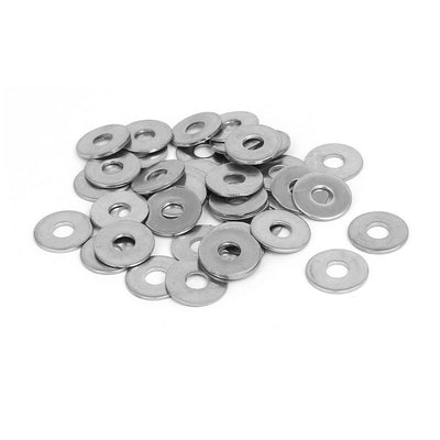 Harfington M5x15mmx1.2mm 316 Stainless Steel Flat Washers Gasket Fastener 40pcs