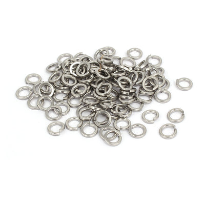 Harfington M5 Inner Diameter 316 Stainless Steel Split Lock Spring Washers Gasket 100pcs