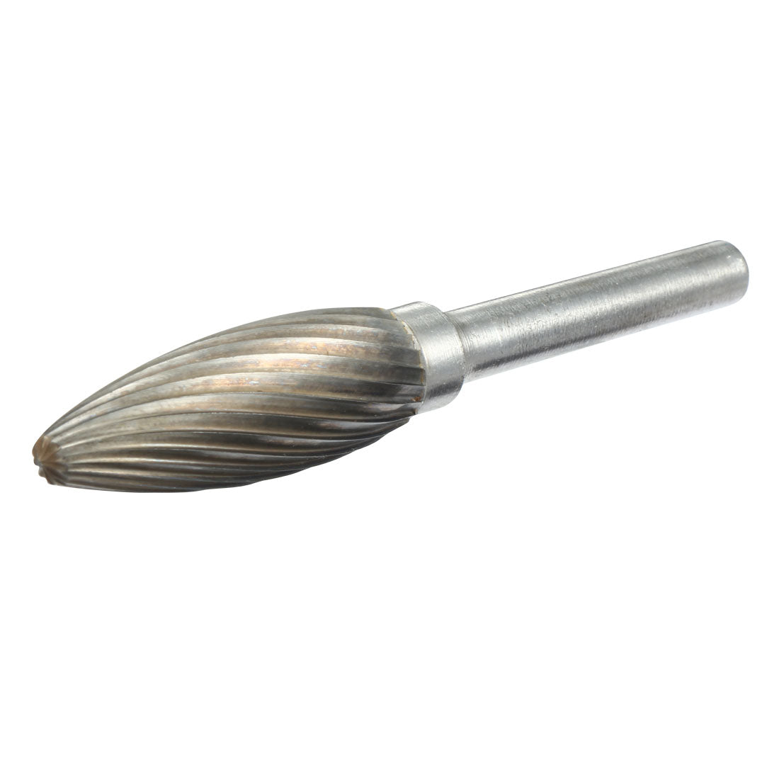 Harfington 15/32" Head 6mm Shank Tungsten Carbide Flame Shaped Rotary File Grinding Bit Tool