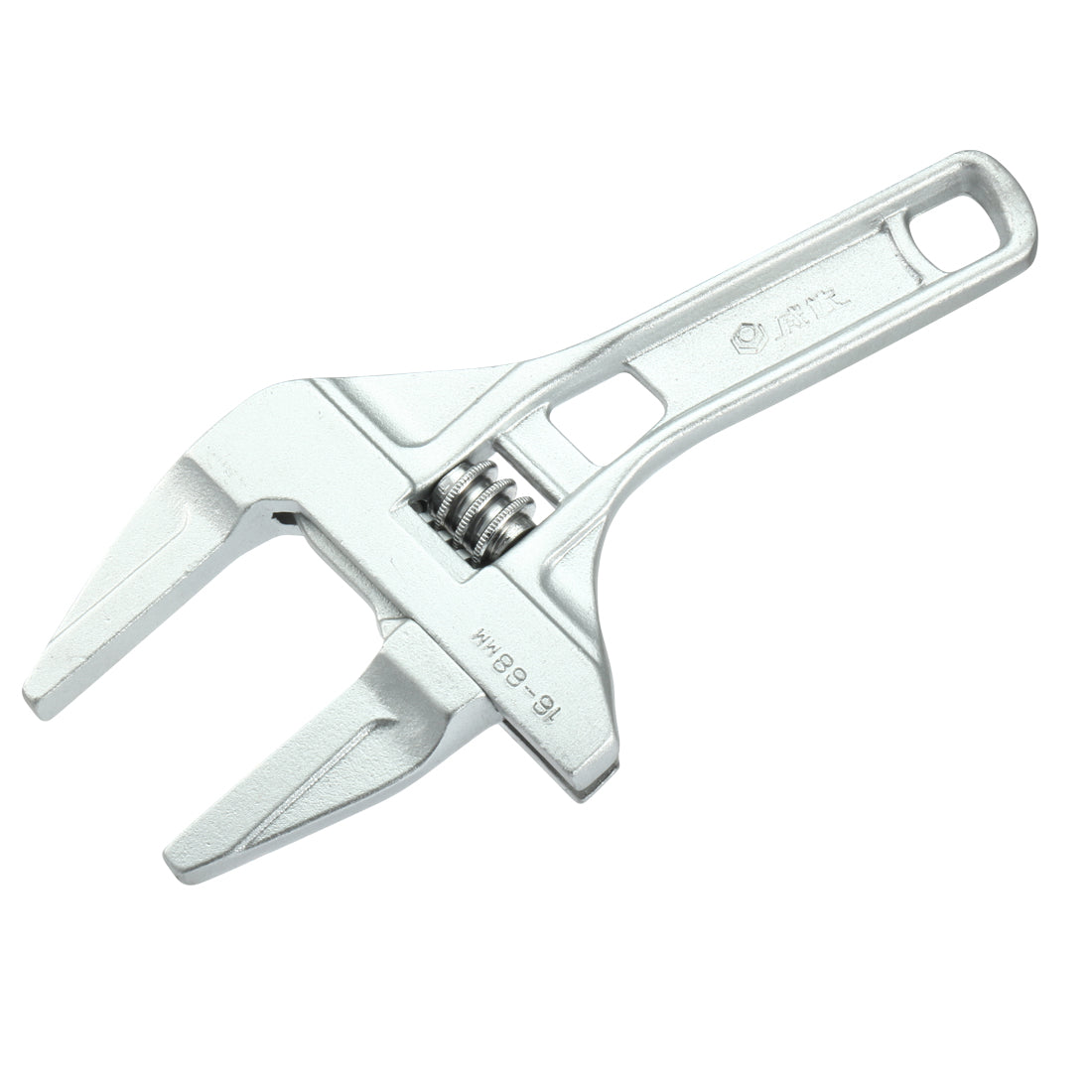 Harfington 16-68mm Adjustable Short Shank Large Opening Aluminum Alloy Spanner Wrench
