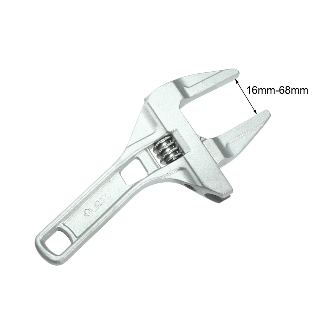 Harfington 16-68mm Adjustable Short Shank Large Opening Aluminum Alloy Spanner Wrench