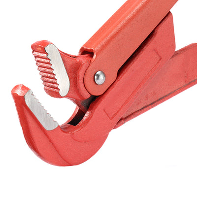 Harfington 90-Degree Flat Jaw Swedish Pattern Pipe Wrench 1"