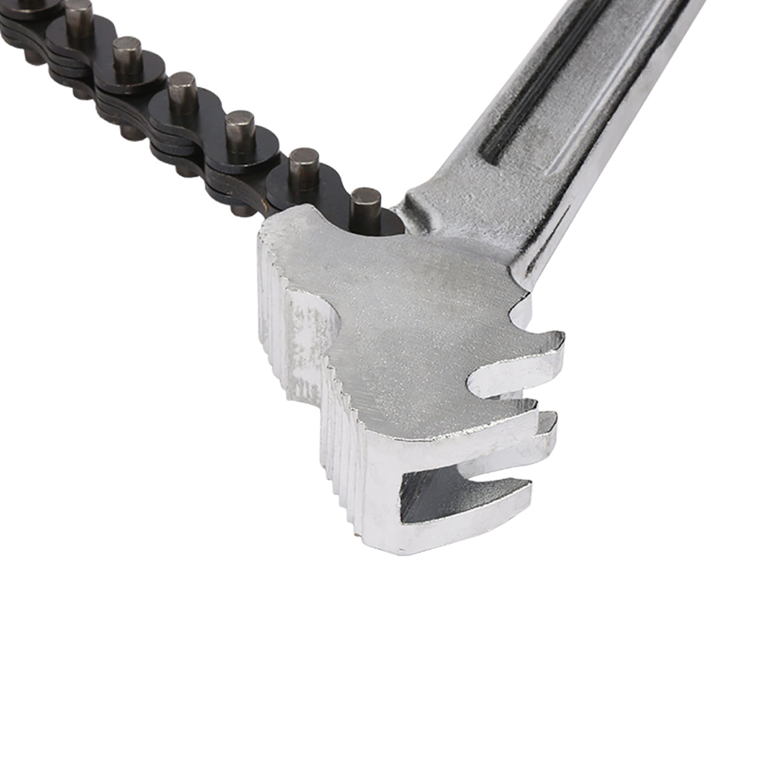 Harfington 15-inch Carbon Steel Crescent Chain Wrench Pipe Fitting Tool