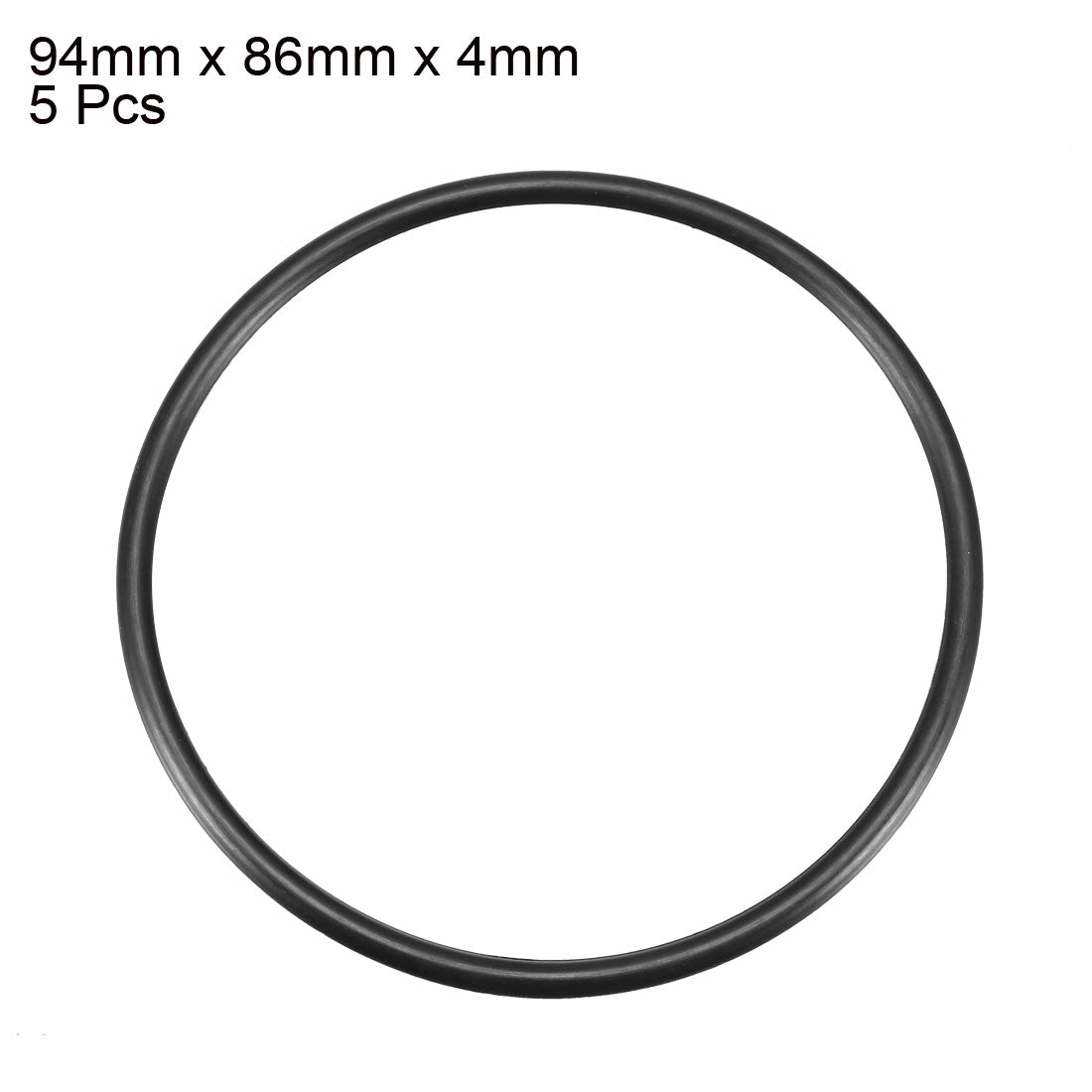Harfington Nitrile Rubber O-Rings, Metric Nitrile Rubber Sealing Gasket 5Pcs