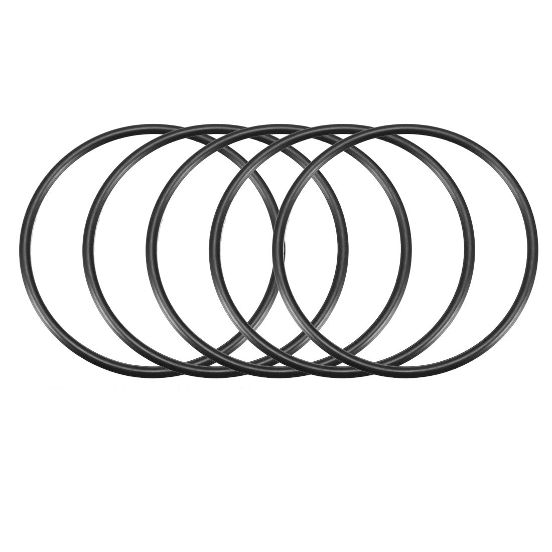 Harfington Nitrile Rubber O-Rings, Metric Nitrile Rubber Sealing Gasket 5Pcs