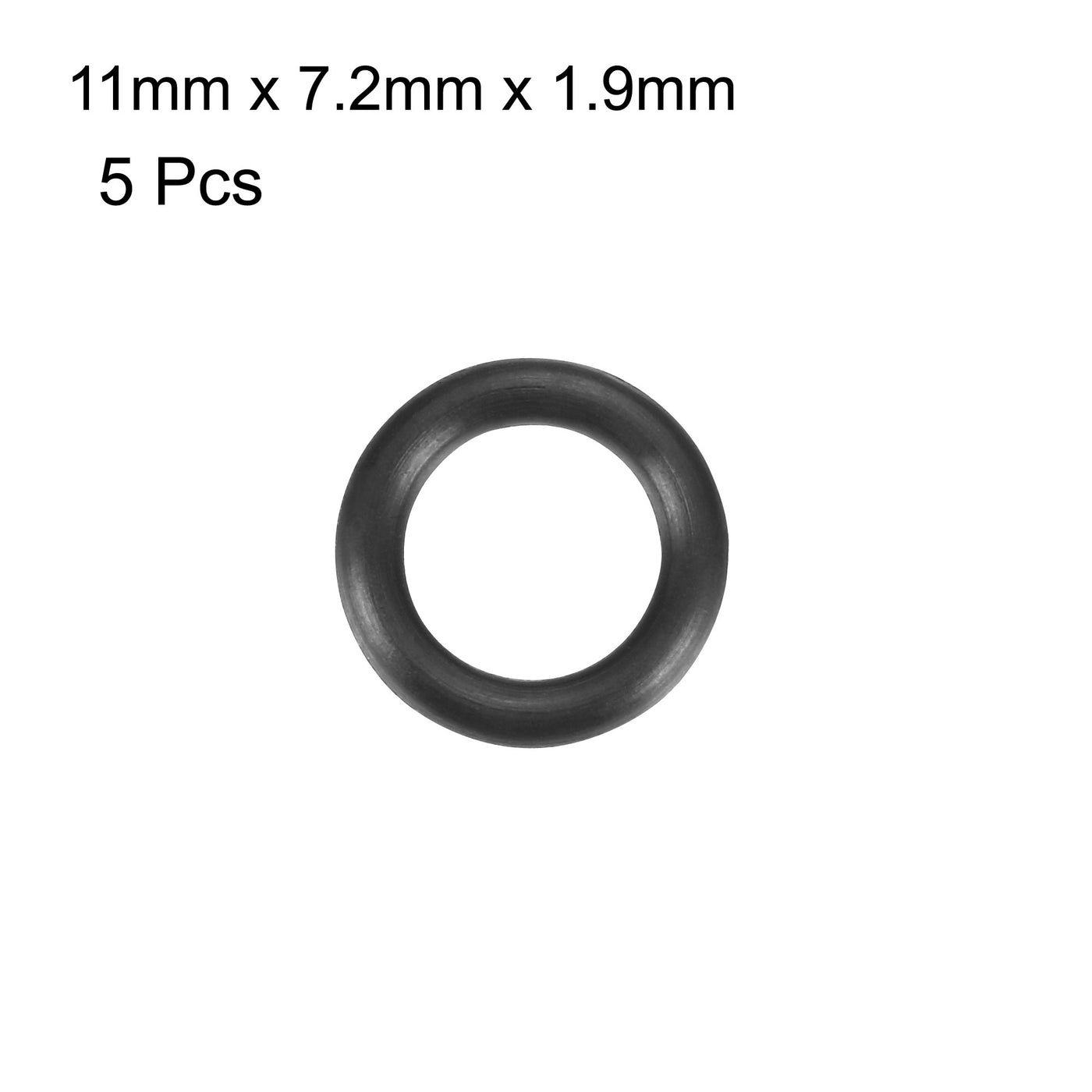 Harfington Nitrile Rubber O-Rings, Metric Nitrile Rubber Sealing Gasket 5Pcs