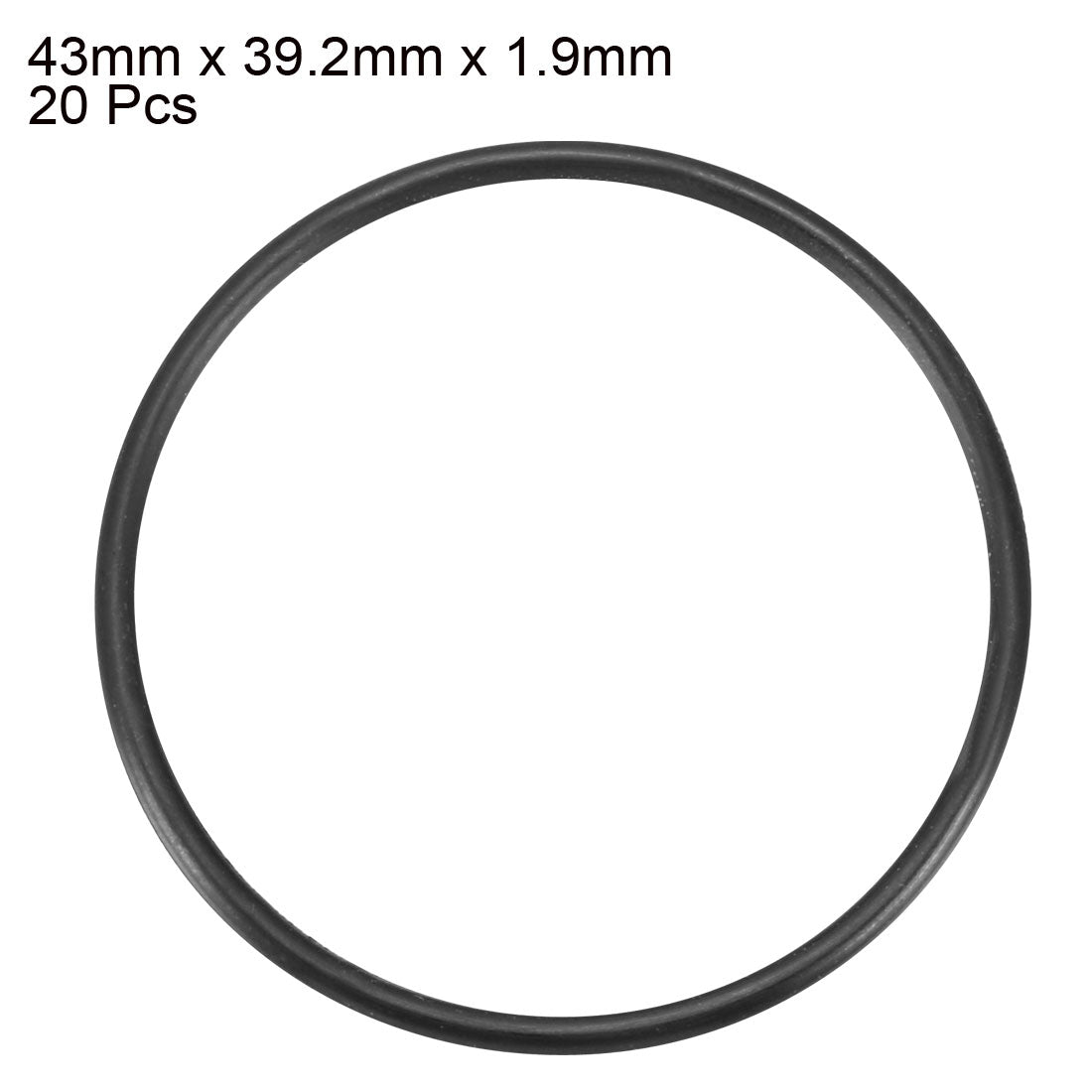 Harfington Nitrile Rubber O-Rings, Metric Nitrile Rubber Sealing Gasket, Pack of 20